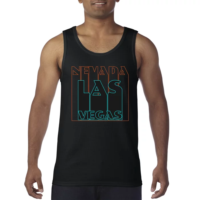 Las Vegas Retro Tank Top