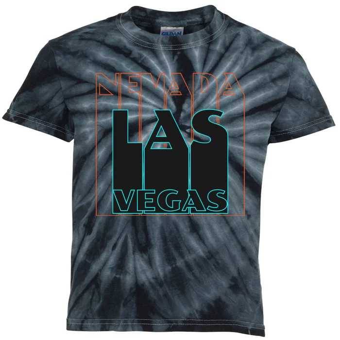 Las Vegas Retro Kids Tie-Dye T-Shirt