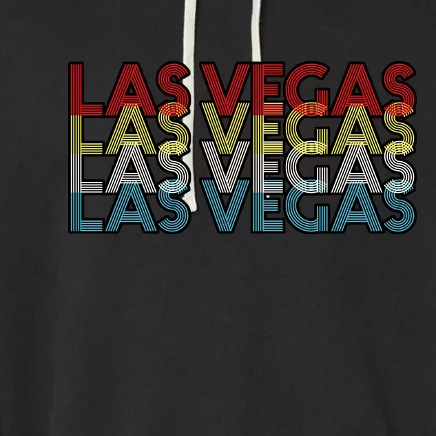 Las Vegas Retro Logo Garment-Dyed Fleece Hoodie