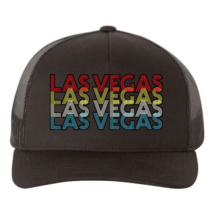 Las Vegas Retro Logo Yupoong Adult 5-Panel Trucker Hat