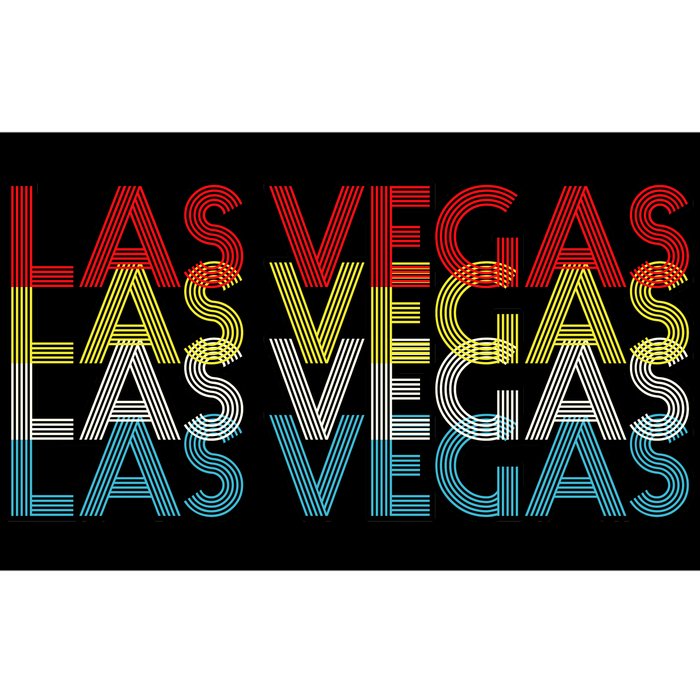 Las Vegas Retro Logo Bumper Sticker