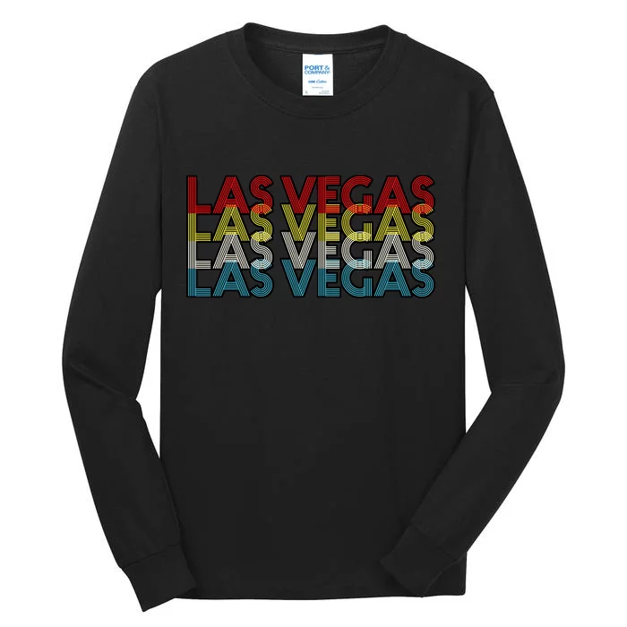 Las Vegas Retro Logo Tall Long Sleeve T-Shirt