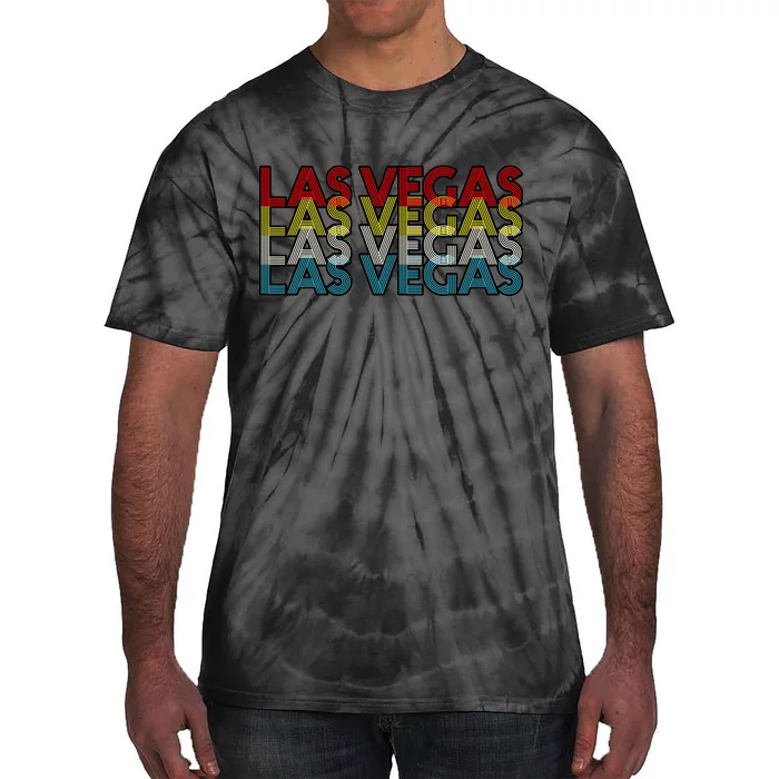 Las Vegas Retro Logo Tie-Dye T-Shirt