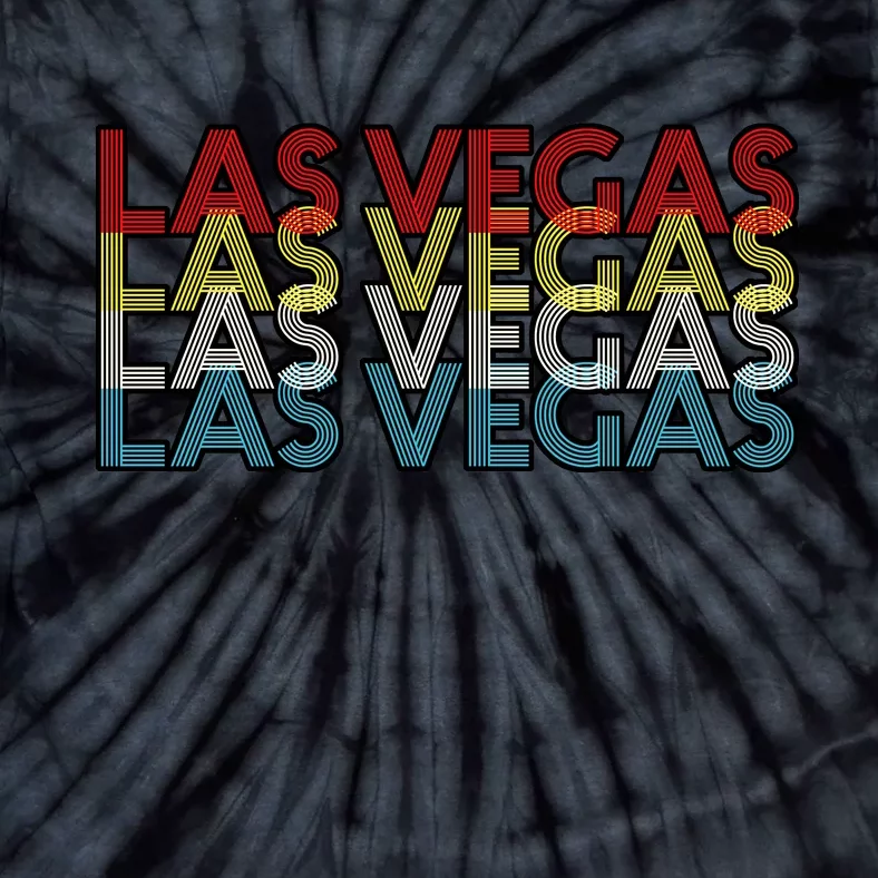 Las Vegas Retro Logo Tie-Dye T-Shirt