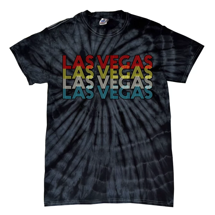 Las Vegas Retro Logo Tie-Dye T-Shirt