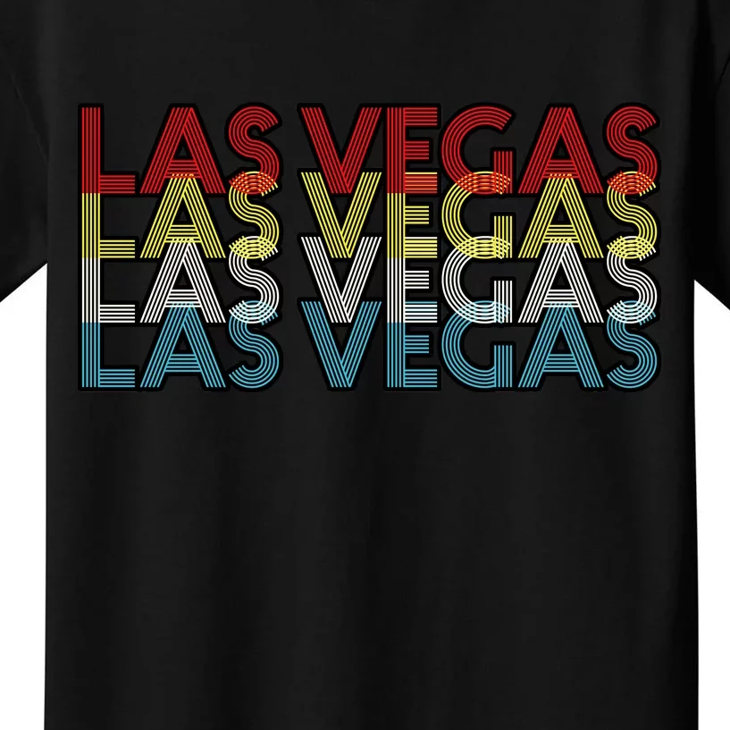 Las Vegas Retro Logo Kids T-Shirt