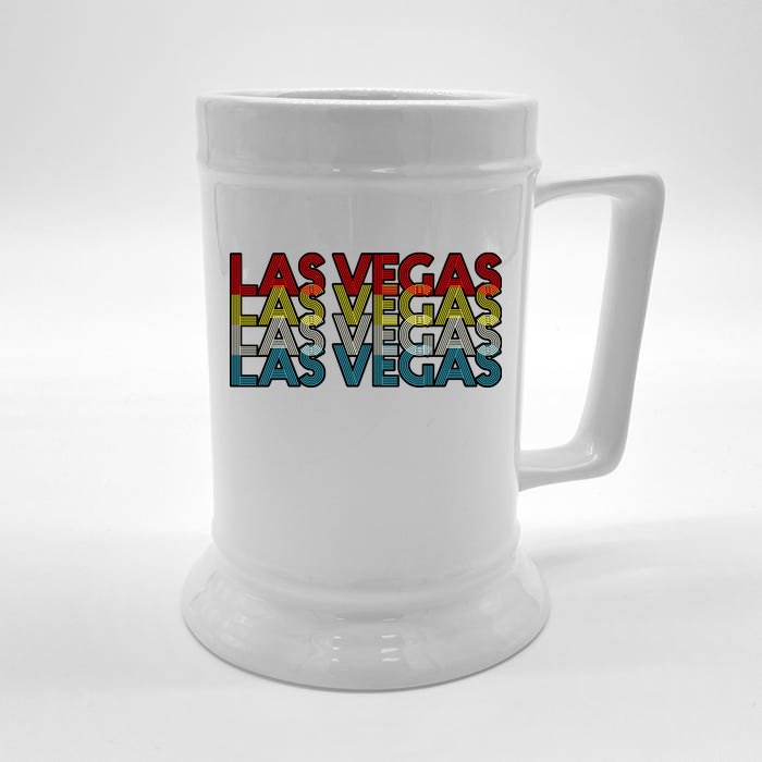 Las Vegas Retro Logo Front & Back Beer Stein