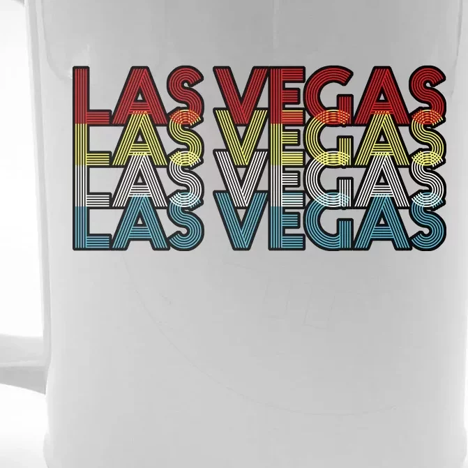 Las Vegas Retro Logo Front & Back Beer Stein