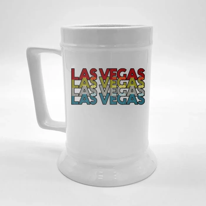 Las Vegas Retro Logo Front & Back Beer Stein