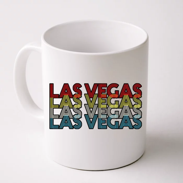 Las Vegas Retro Logo Front & Back Coffee Mug