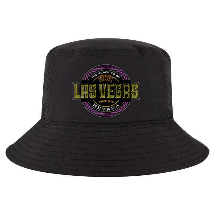 Las Vegas Retro Neon Logo Cool Comfort Performance Bucket Hat