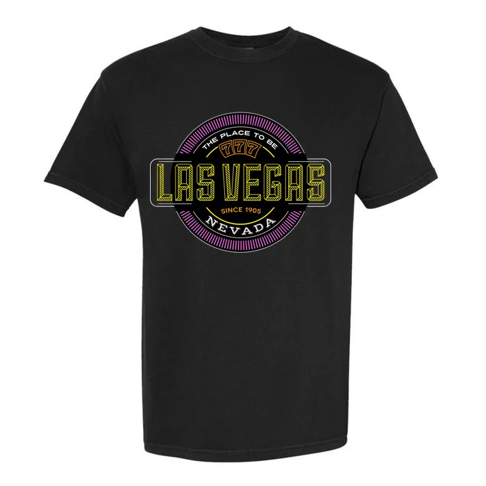 Las Vegas Retro Neon Logo Garment-Dyed Heavyweight T-Shirt