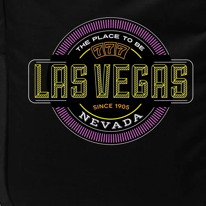 Las Vegas Retro Neon Logo Impact Tech Backpack