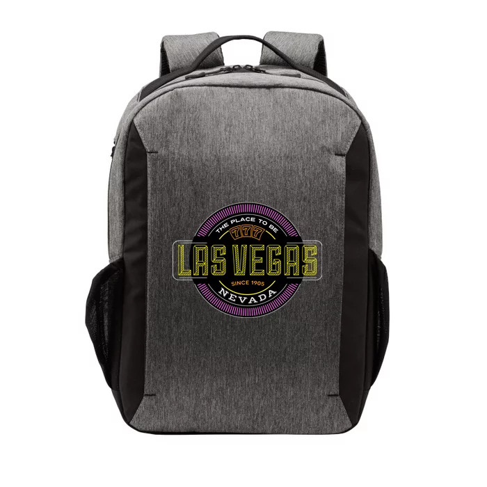 Las Vegas Retro Neon Logo Vector Backpack