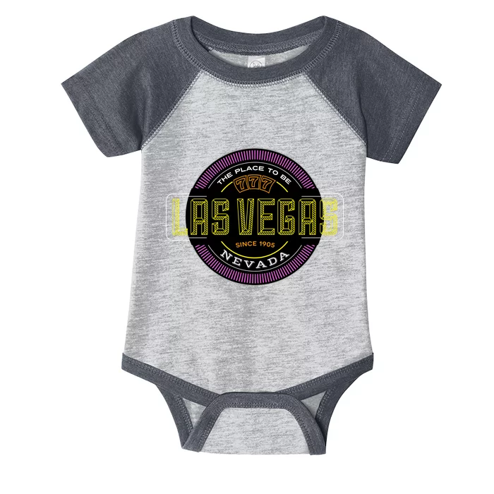 Las Vegas Retro Neon Logo Infant Baby Jersey Bodysuit