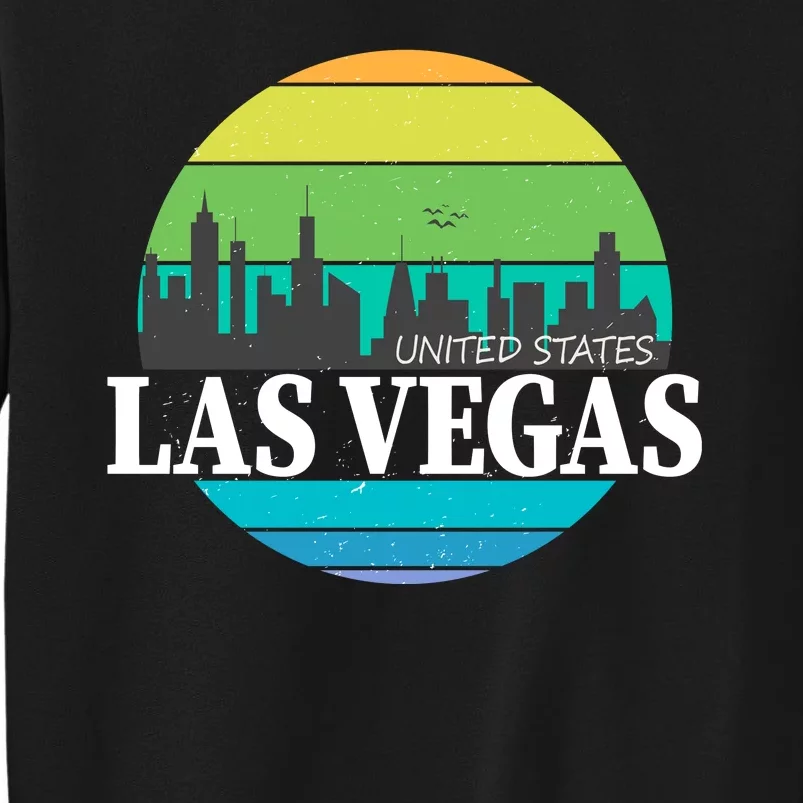 Las Vegas Retro Skyline Tall Sweatshirt