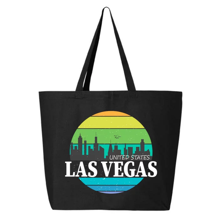 Las Vegas Retro Skyline 25L Jumbo Tote