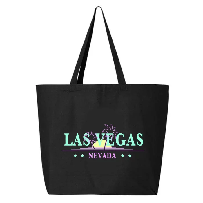 Las Vegas Retro Sunset Palm Trees 25L Jumbo Tote