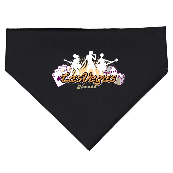 Las Vegas Rock USA-Made Doggie Bandana