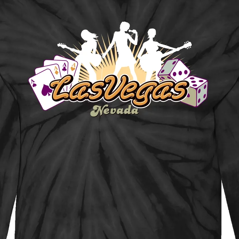 Las Vegas Rock Tie-Dye Long Sleeve Shirt