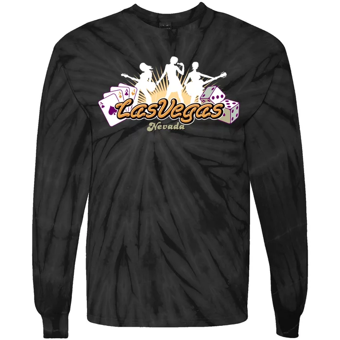 Las Vegas Rock Tie-Dye Long Sleeve Shirt