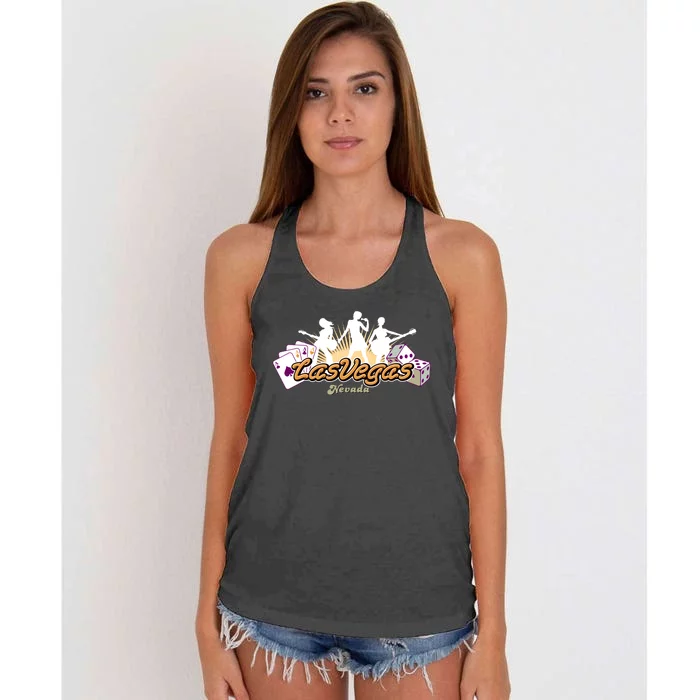 Las Vegas Rock Women's Knotted Racerback Tank