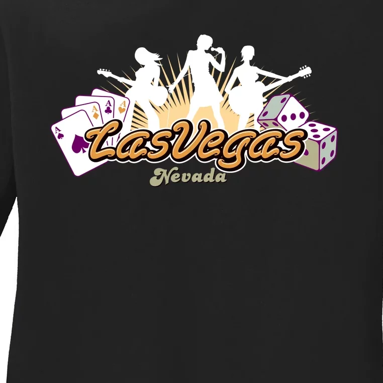 Las Vegas Rock Ladies Long Sleeve Shirt