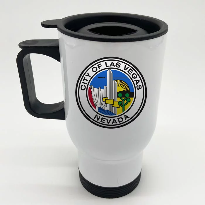 Las Vegas Seal Front & Back Stainless Steel Travel Mug