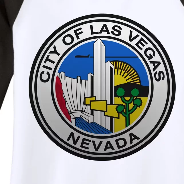 Las Vegas Seal Women's Tri-Blend 3/4-Sleeve Raglan Shirt