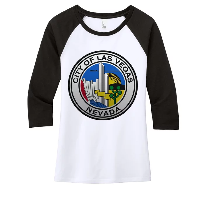 Las Vegas Seal Women's Tri-Blend 3/4-Sleeve Raglan Shirt