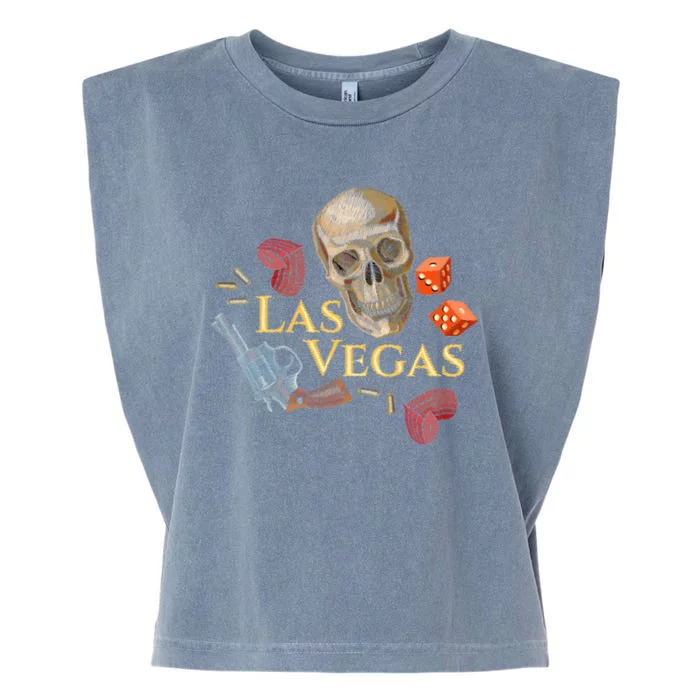 Las Vegas Sin City Garment-Dyed Women's Muscle Tee