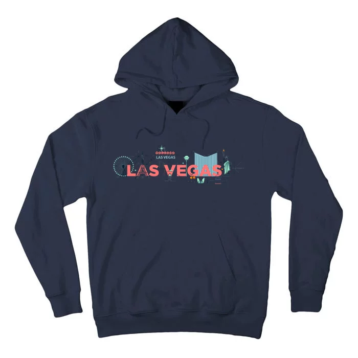 LAS Vegas Sketch Skyline Tall Hoodie