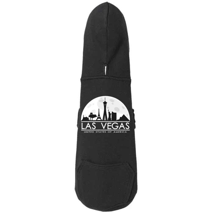 Las Vegas Skyline Doggie 3-End Fleece Hoodie