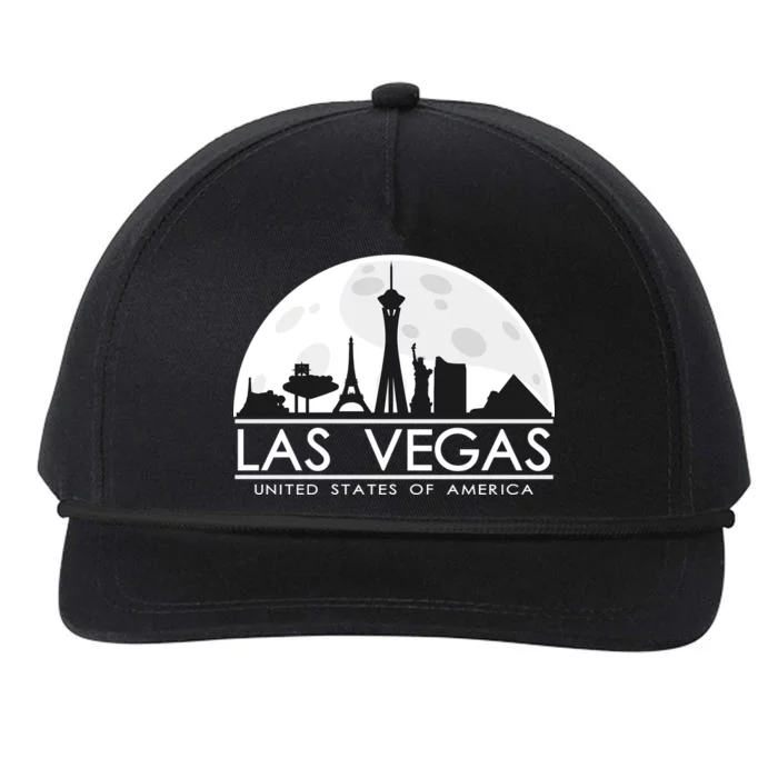 Las Vegas Skyline Snapback Five-Panel Rope Hat