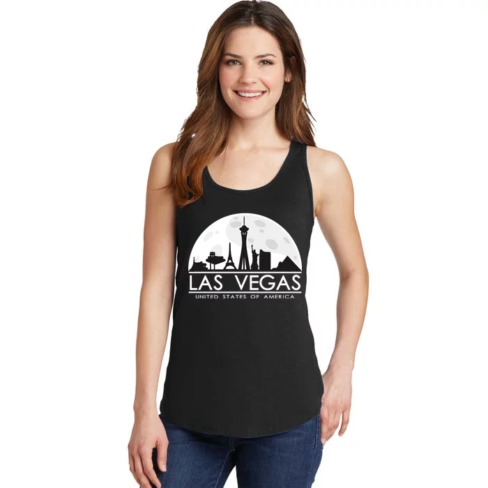 Las Vegas Skyline Ladies Essential Tank