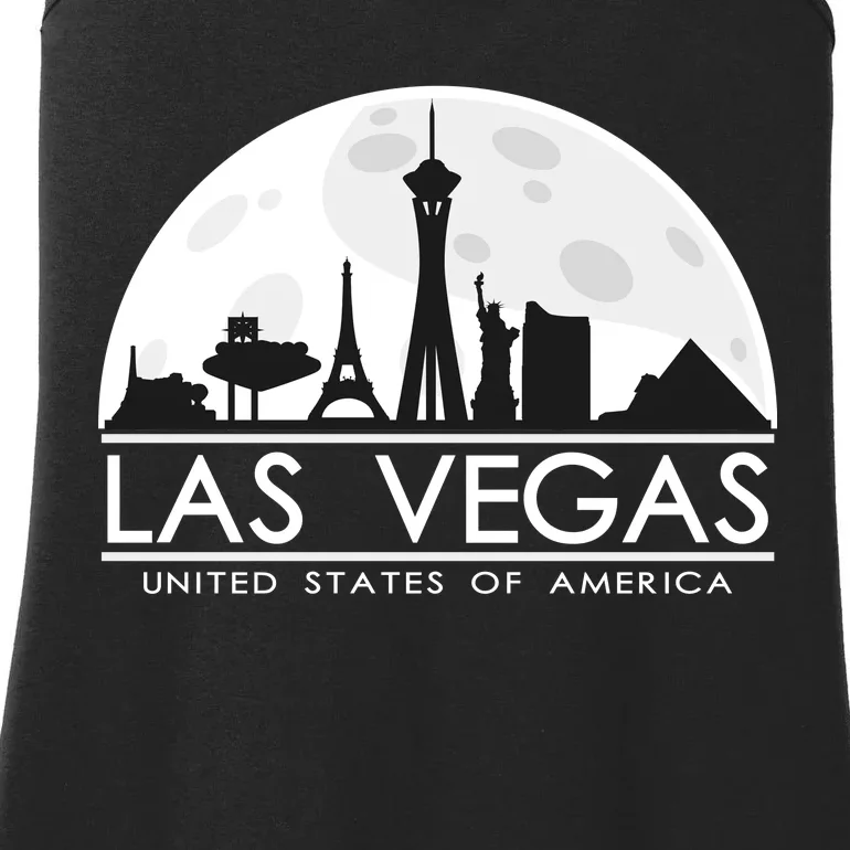 Las Vegas Skyline Ladies Essential Tank