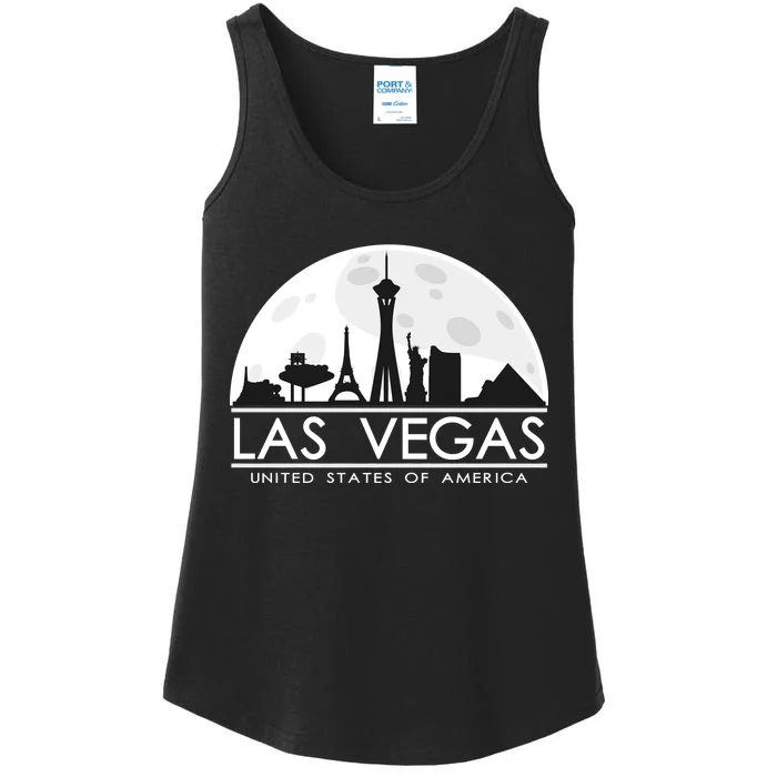 Las Vegas Skyline Ladies Essential Tank