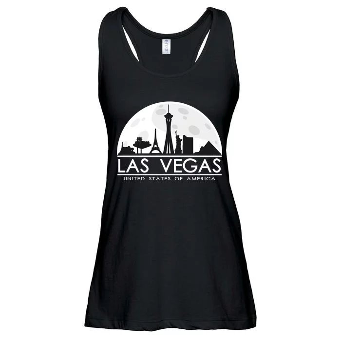 Las Vegas Skyline Ladies Essential Flowy Tank