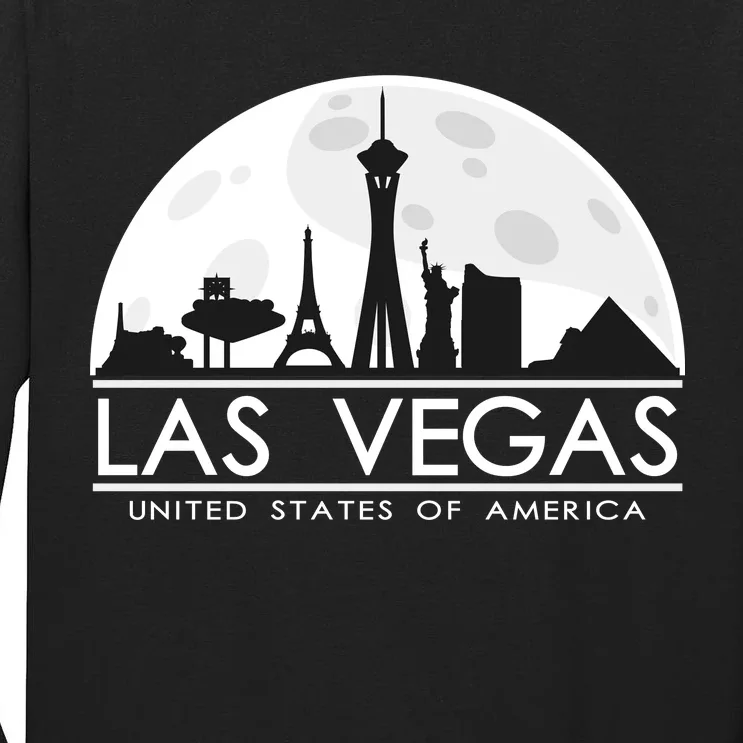 Las Vegas Skyline Tall Long Sleeve T-Shirt