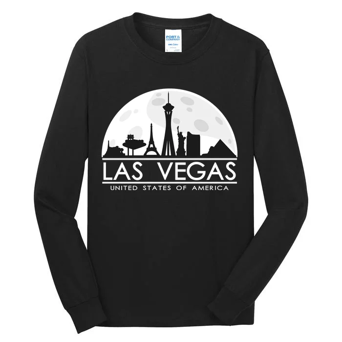 Las Vegas Skyline Tall Long Sleeve T-Shirt