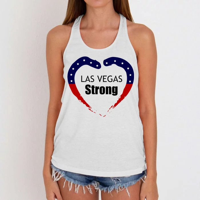 Las Vegas Strong Women's Knotted Racerback Tank