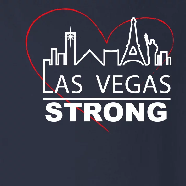 Las Vegas Strong Heart Skyline Toddler Long Sleeve Shirt