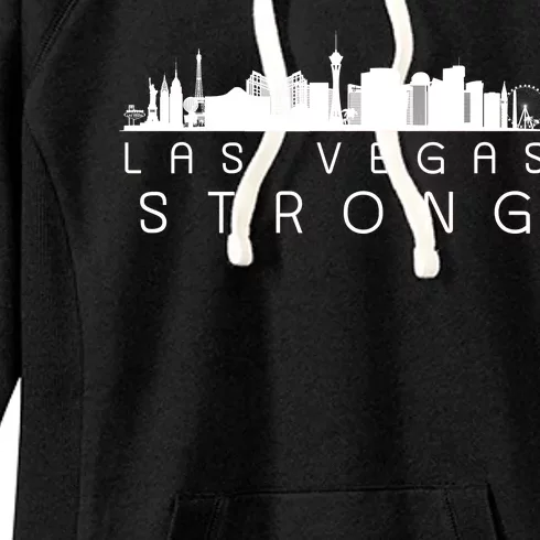 Las Vegas Strong Vegas Skyline Women's Fleece Hoodie