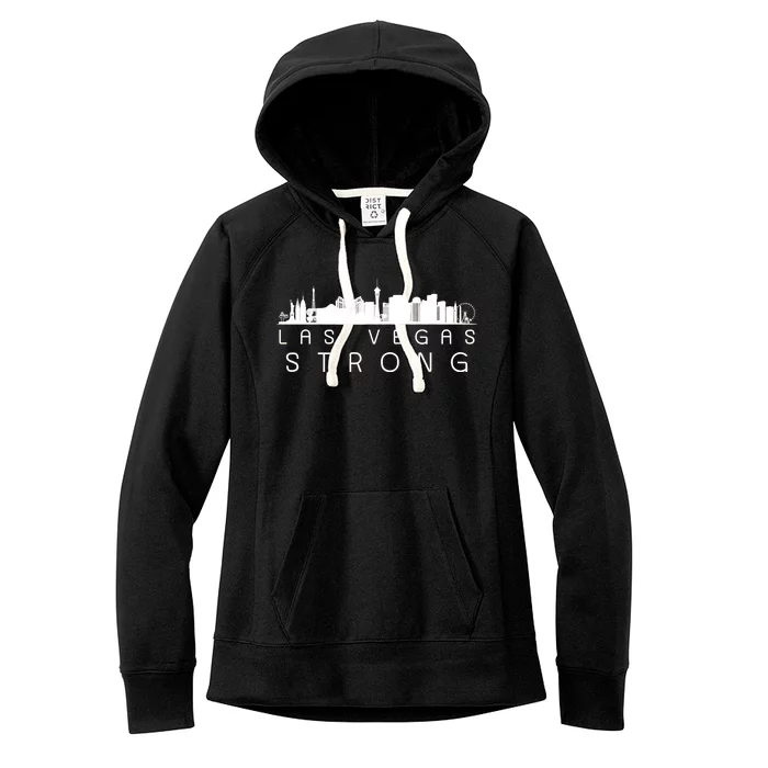 Las Vegas Strong Vegas Skyline Women's Fleece Hoodie