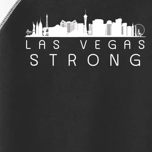 Las Vegas Strong Vegas Skyline Toddler Fine Jersey T-Shirt