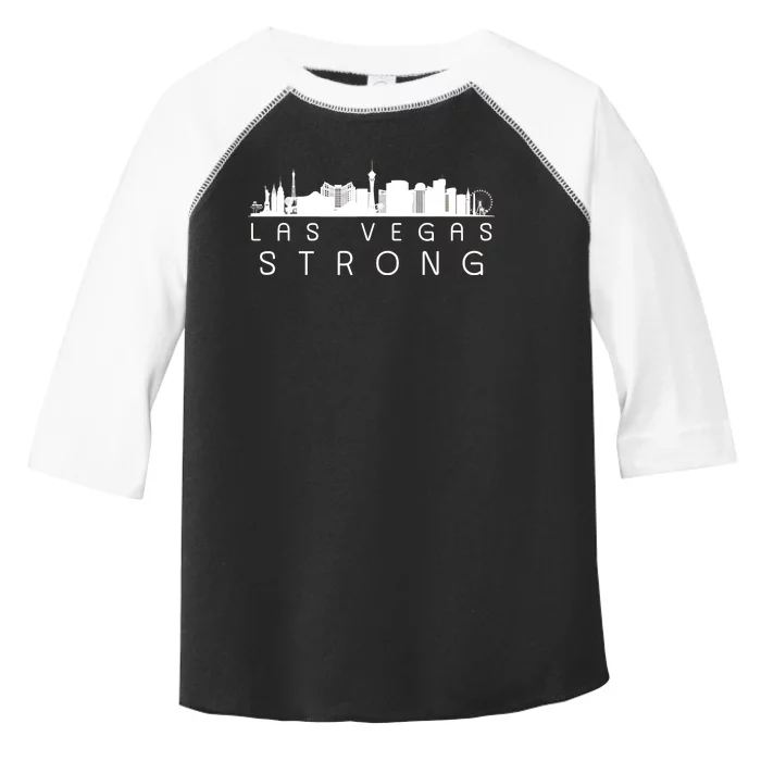 Las Vegas Strong Vegas Skyline Toddler Fine Jersey T-Shirt