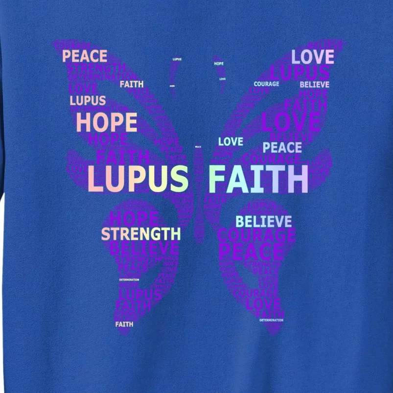 Lupus Awareness Support Strong Diva Survivor Purple Ribbon Gift Sweatshirt