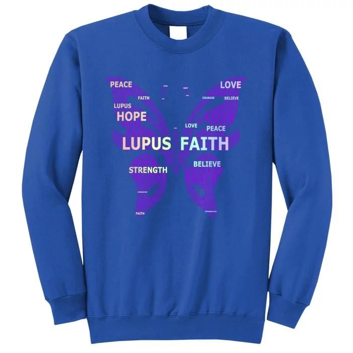 Lupus Awareness Support Strong Diva Survivor Purple Ribbon Gift Sweatshirt