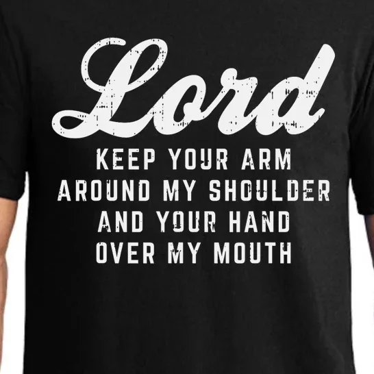 Lord Arm Shoulder Hand Mouth God Jesus Prayer Pajama Set