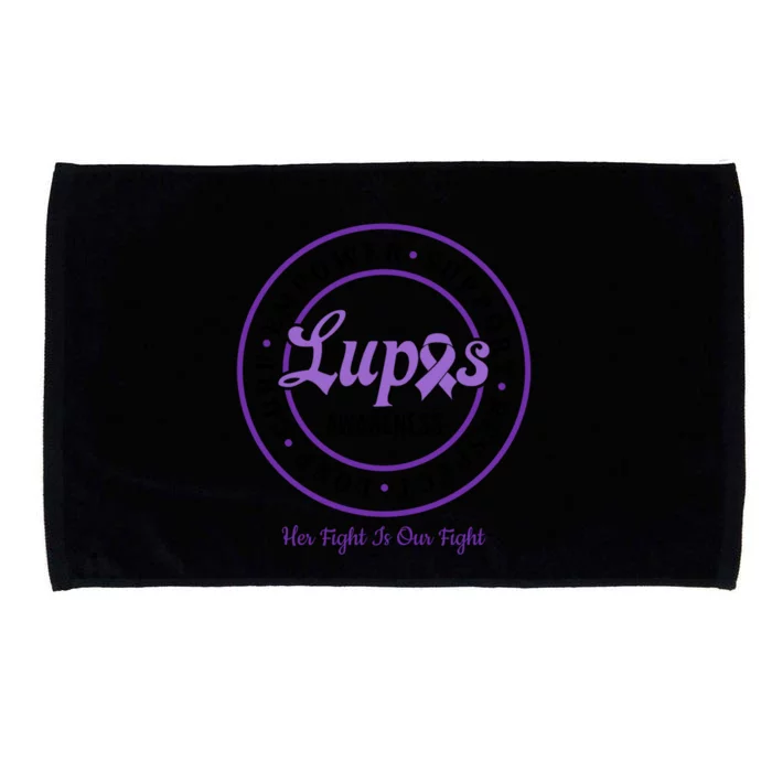 Lupus Awareness Support Team Gift Microfiber Hand Towel